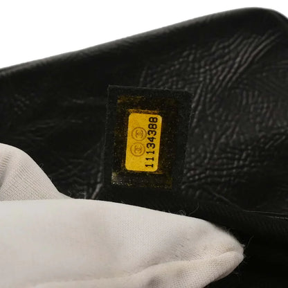 Chanel 2006-2008 Black Patent Leather Shoulder Bag