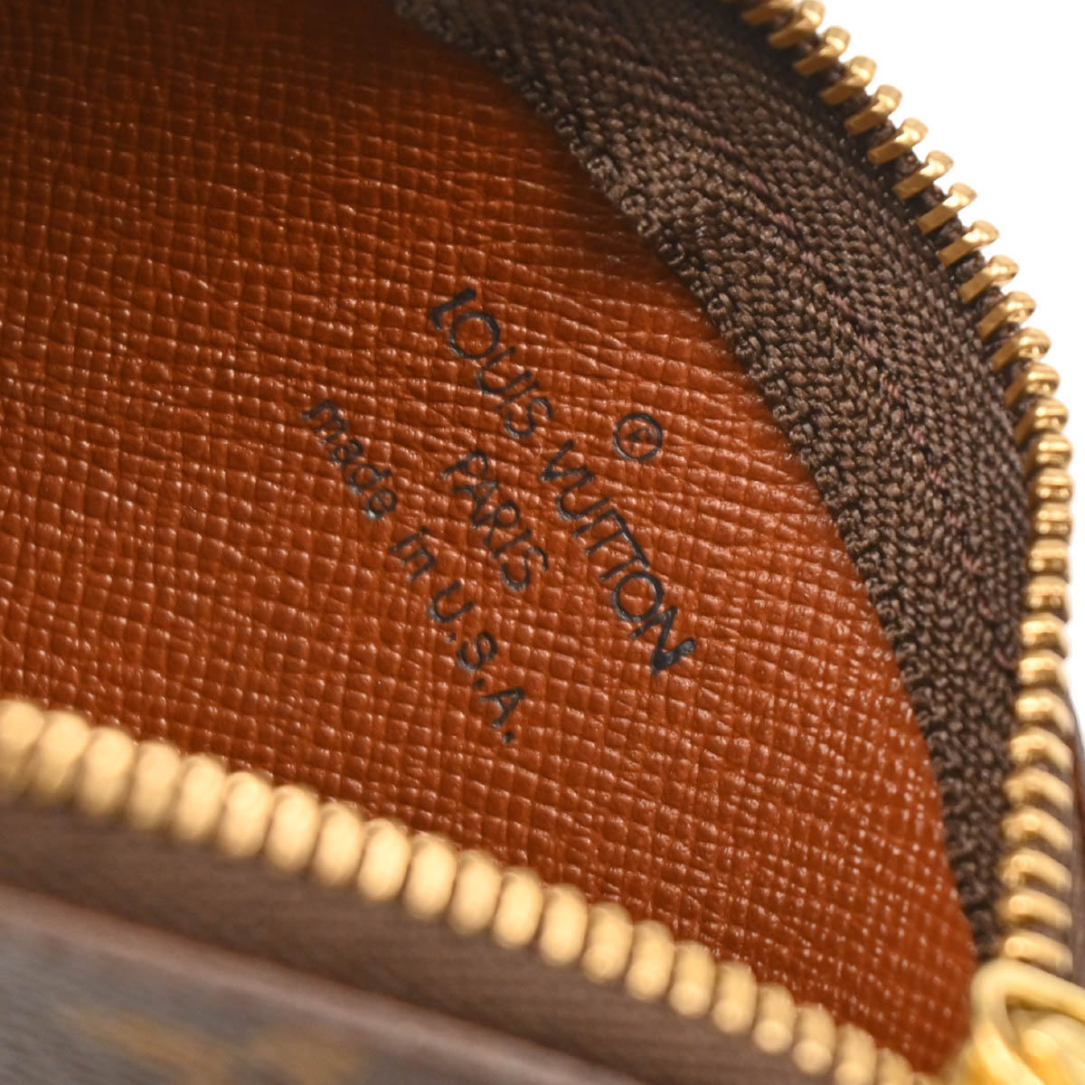 Louis Vuitton Monogram Pochette Cles Coin Purse Wallet M62650