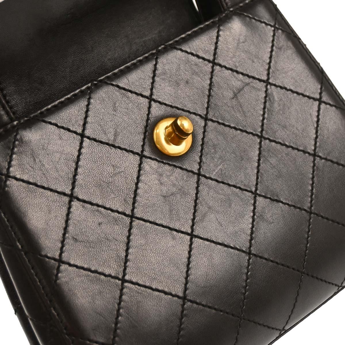 Chanel Black Lambskin Handbag