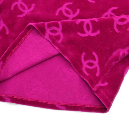 Chanel Short Sleeve Top Pink Velour #42