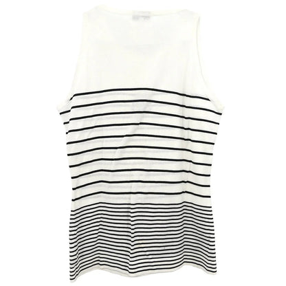 Chanel 1995 Sleeveless Top White #42