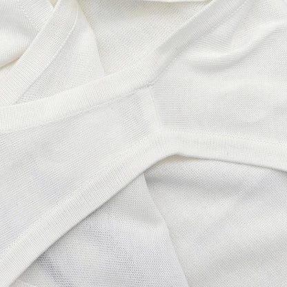 Chanel 1995 Sleeveless Top White #42