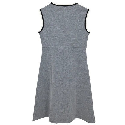 Chanel 1998 Sleeveless Dress Gray #38