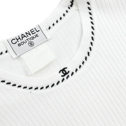 Chanel Sleeveless Tank Top White #38