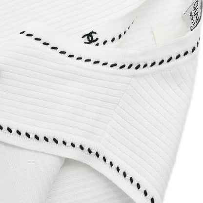 Chanel Sleeveless Tank Top White #38