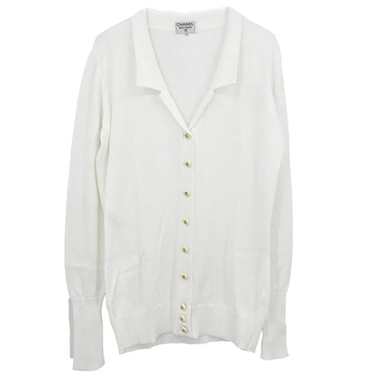 Chanel Cardigan White #42