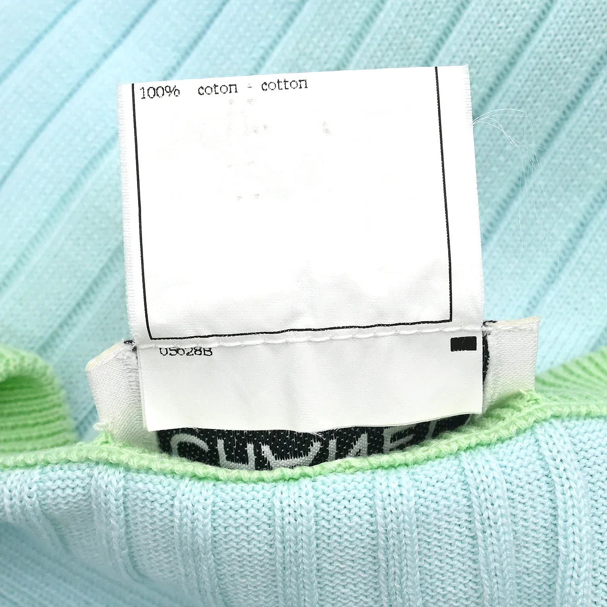 Chanel 1997 Sleeveless Vest Top Light Blue #40