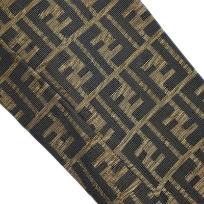 Fendi Double Breasted Zucca Coat Brown #44
