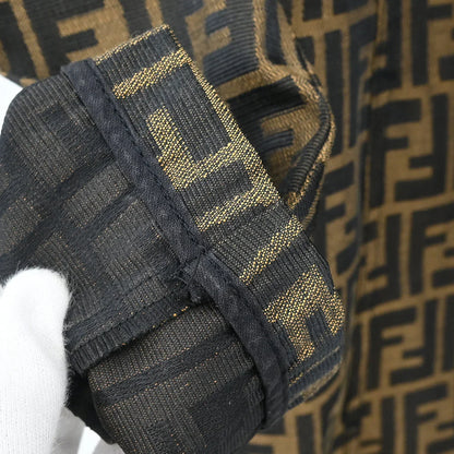 Fendi Double Breasted Zucca Coat Brown #44