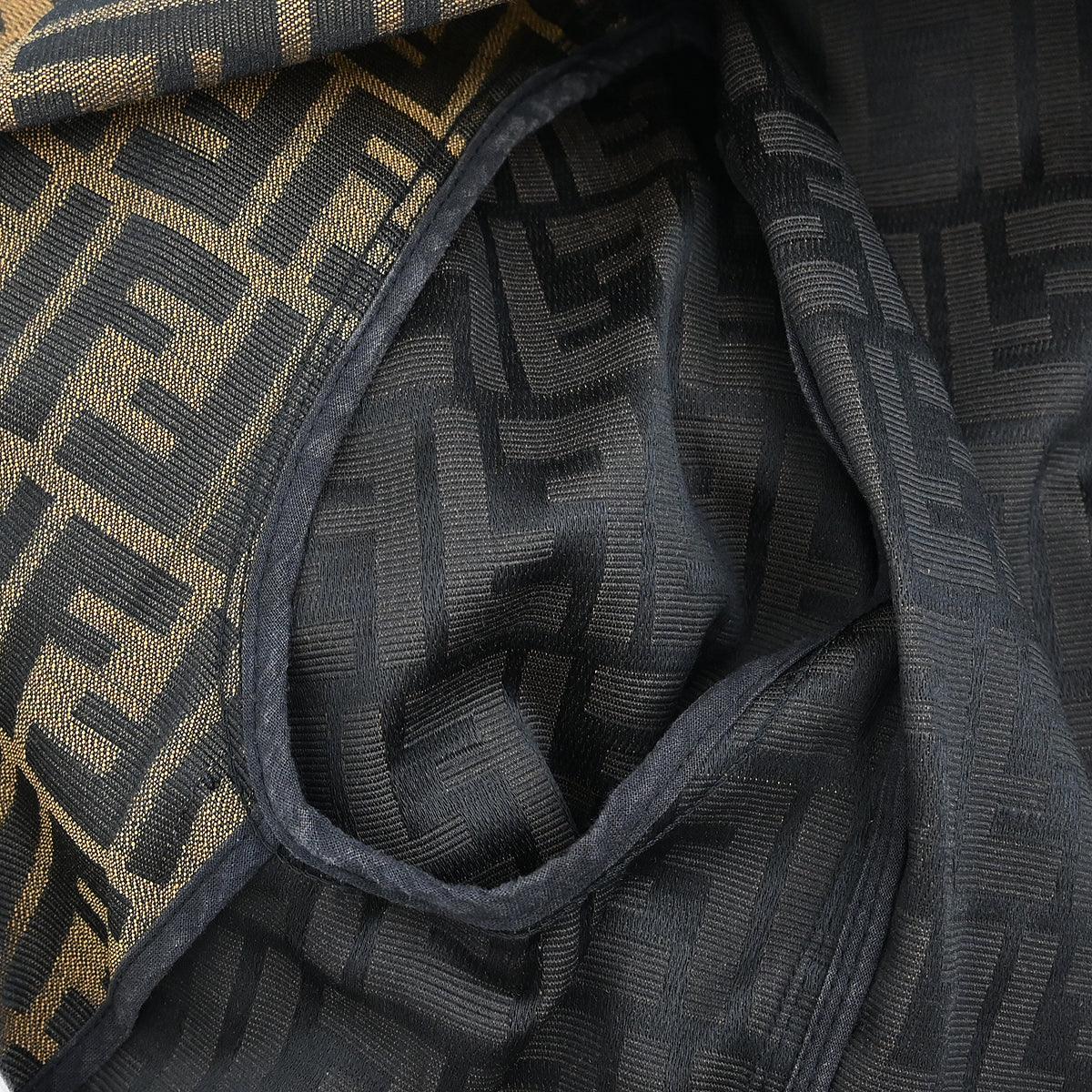 Fendi Double Breasted Zucca Coat Brown #44