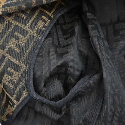 Fendi Double Breasted Zucca Coat Brown #44