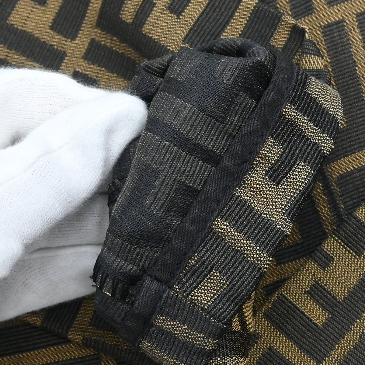 Fendi Double Breasted Zucca Jacket Brown