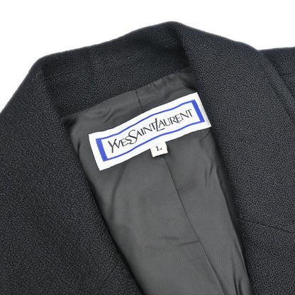Yves Saint Laurent Single Breasted Jacket Black #L