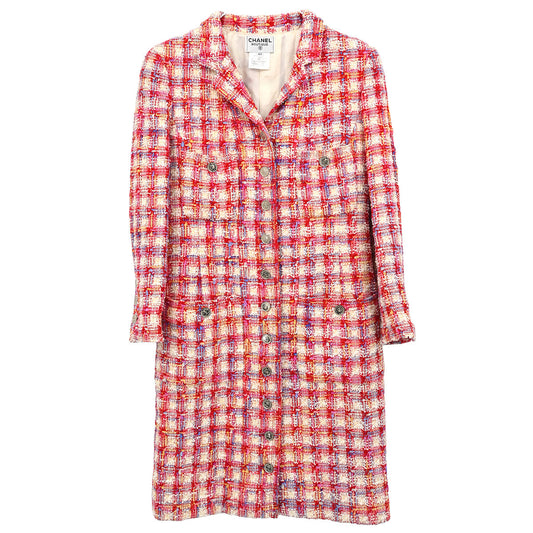 Chanel 1996 Jacket Coat Red #42