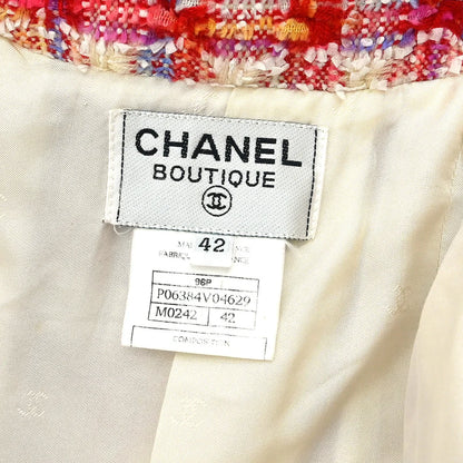 Chanel 1996 Jacket Coat Red #42
