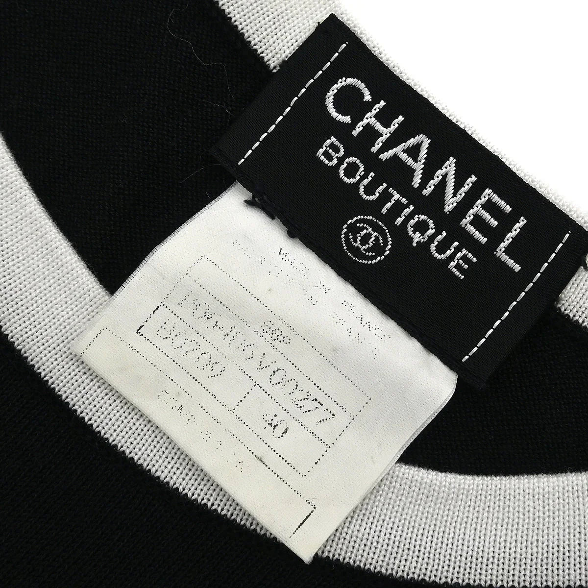 Chanel 1996 Sleeveless Tank Top Black #40