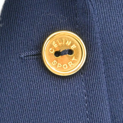 Celine Setup Suit Jacket Skirt Navy COVENTRY #36-4