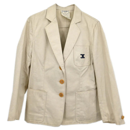 Celine Single Breasted Jacket Off-white #38