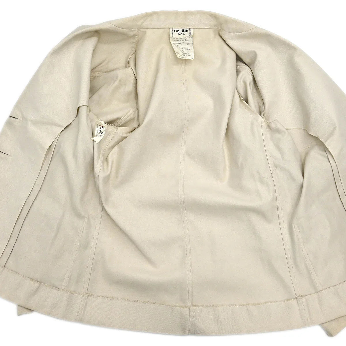Celine Single Breasted Jacket Off-white #38