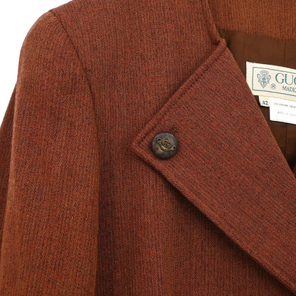 Gucci Setup Suit Jacket Skirt Brown #42