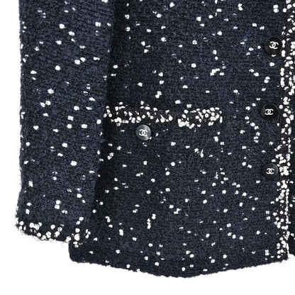 Chanel 1995 Single Breasted Jacket Black #42