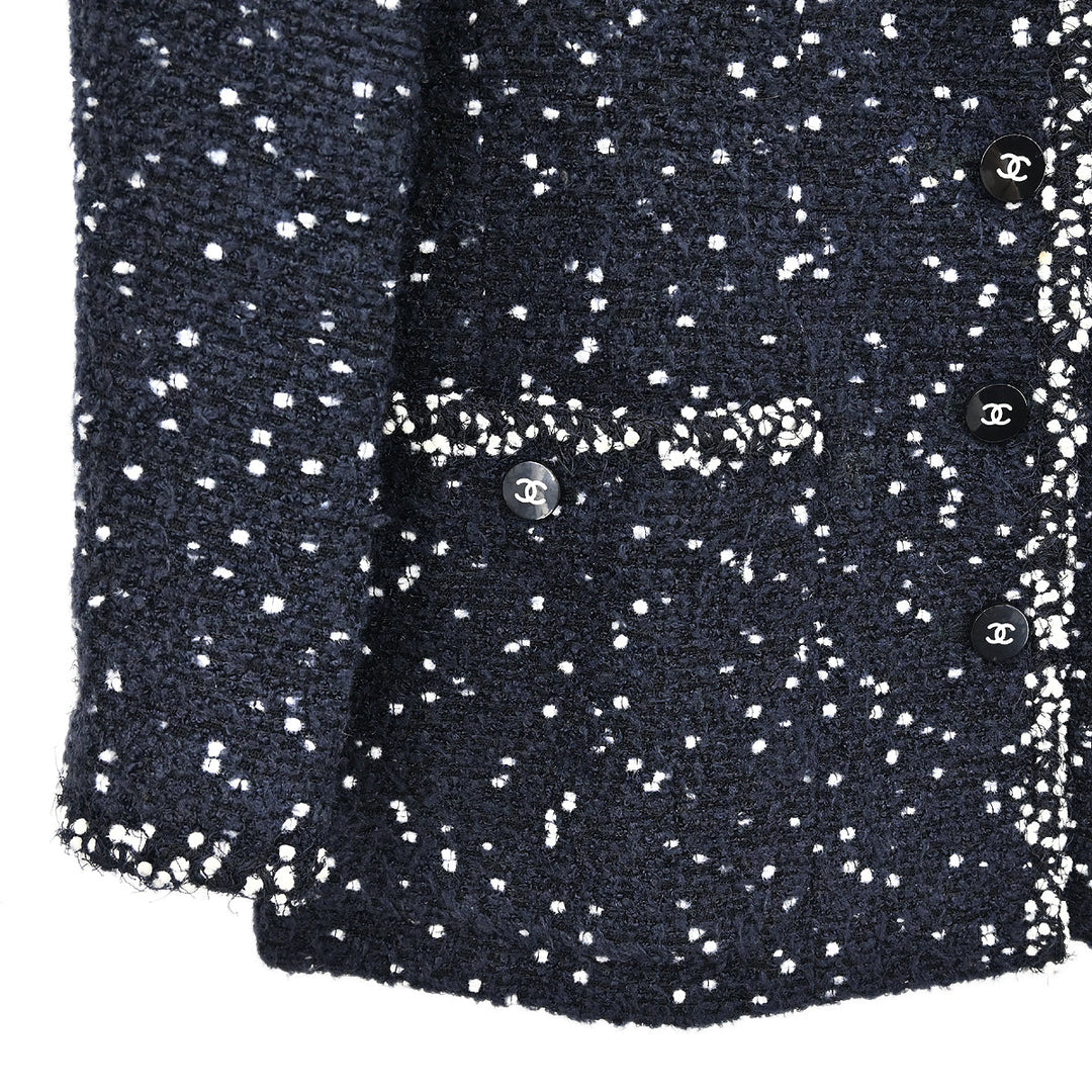Chanel 1995 Single Breasted Jacket Black #42 – AMORE Vintage