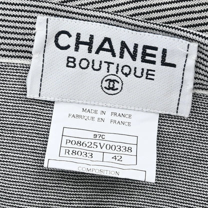 Chanel 1997 Short Sleeve Dress Black #42