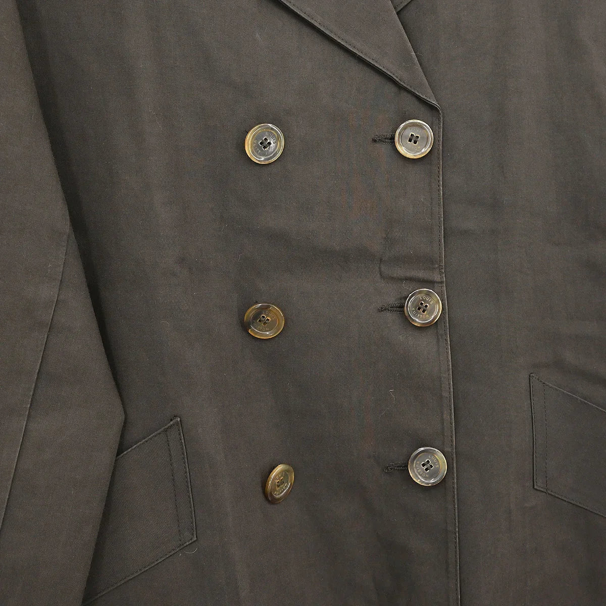 Louis Vuitton Double Breasted Coat Brown #36