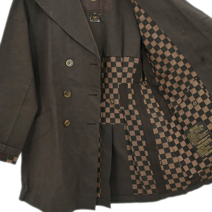 Louis Vuitton Double Breasted Coat Brown #36