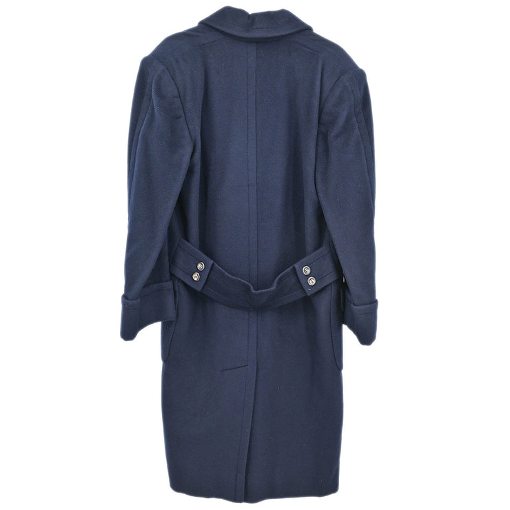 Celine Double Breasted Coat Navy #38