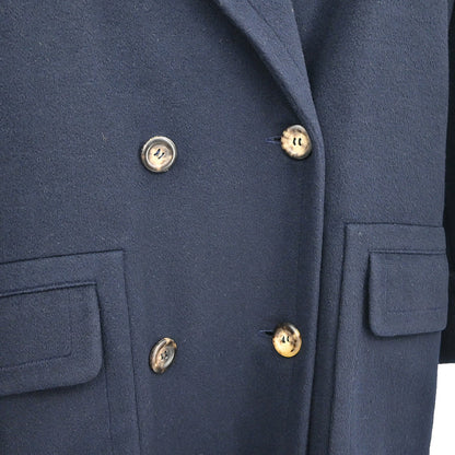 Celine Double Breasted Coat Navy #38