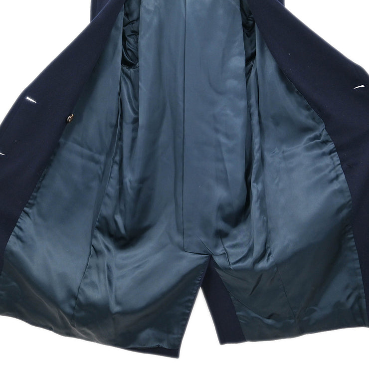 Celine Double Breasted Coat Navy #38