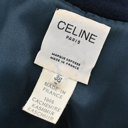 Celine Double Breasted Coat Navy #38
