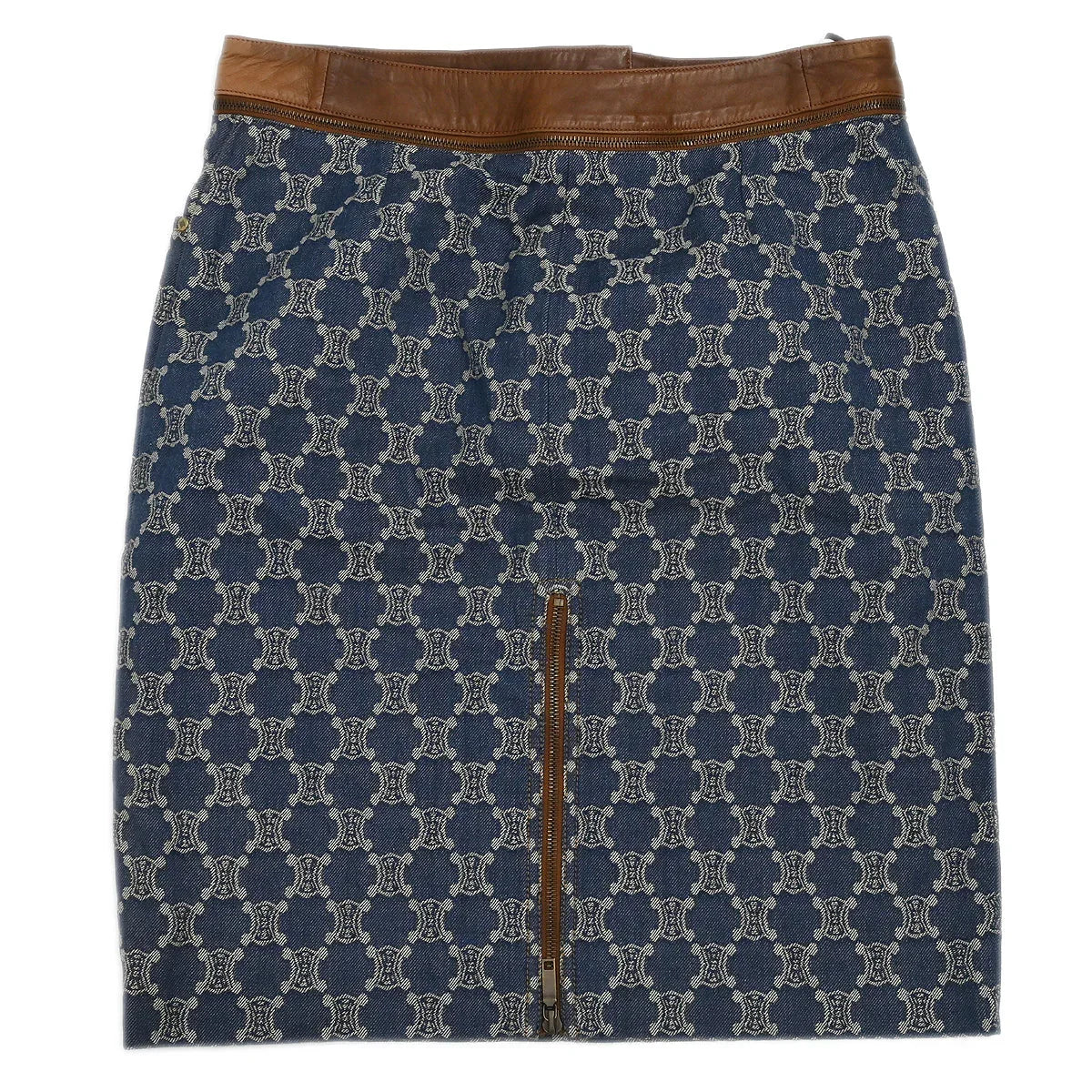 Celine Skirt Macadam Denim Blue #42