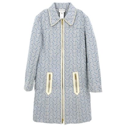 Celine Zip Up Jacket Macadam Light Blue #40