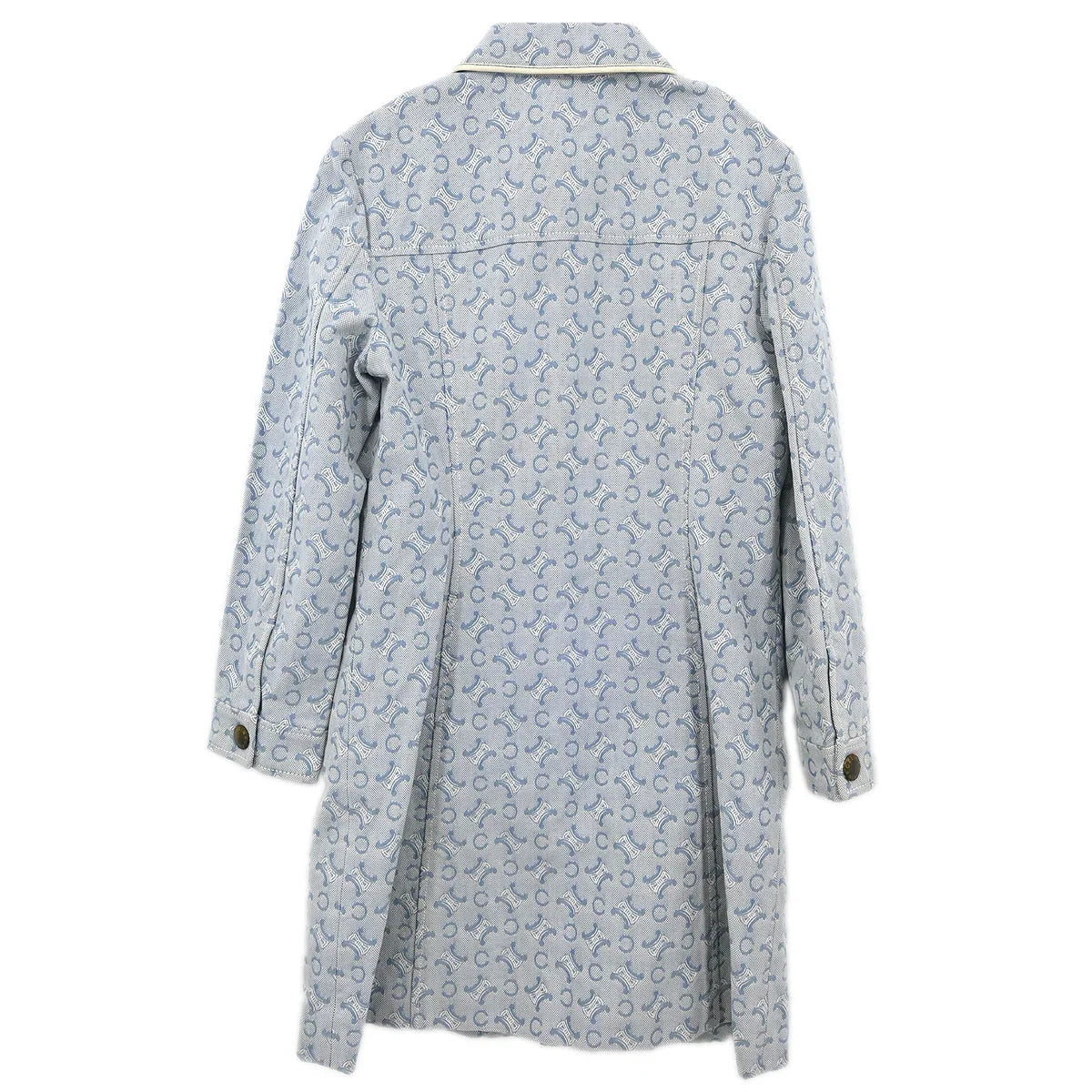Celine Zip Up Jacket Macadam Light Blue #40