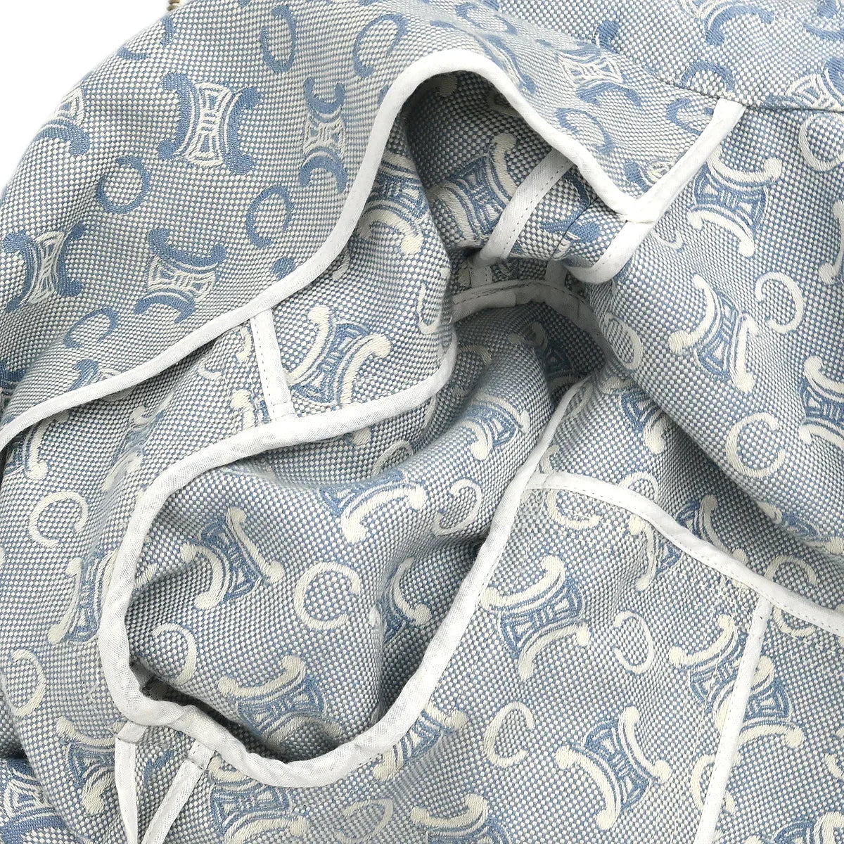 Celine Zip Up Jacket Macadam Light Blue #40