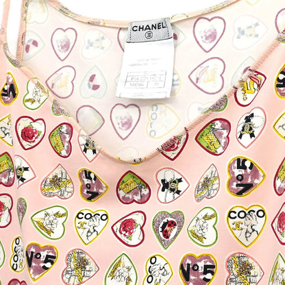 Chanel 2006 Sleeveless Top Camisole Pink #38