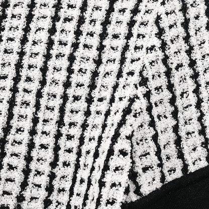 Chanel 1997 Short Sleeve Sweater Top White #38