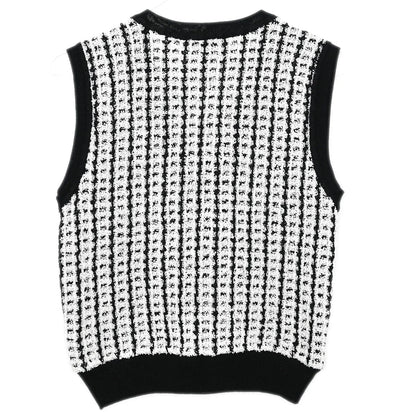 Chanel 1997 Sleeveless Vest Sweater Top White #38