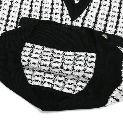Chanel 1997 Sleeveless Vest Sweater Top White #38
