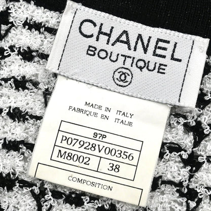 Chanel 1997 Sleeveless Vest Sweater Top White #38