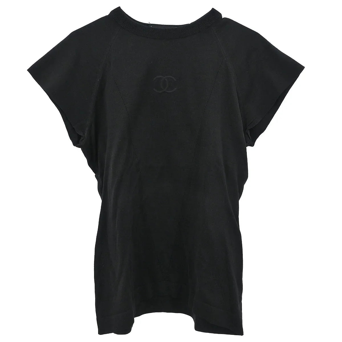 Chanel Short Sleeve T-shirt Top Black #40