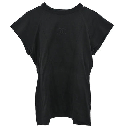 Chanel Short Sleeve T-shirt Top Black #40