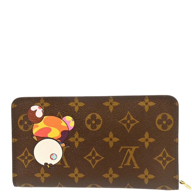 Louis Vuitton 2004 Monogram Panda Porte Monnaie Zip Wallet M61729