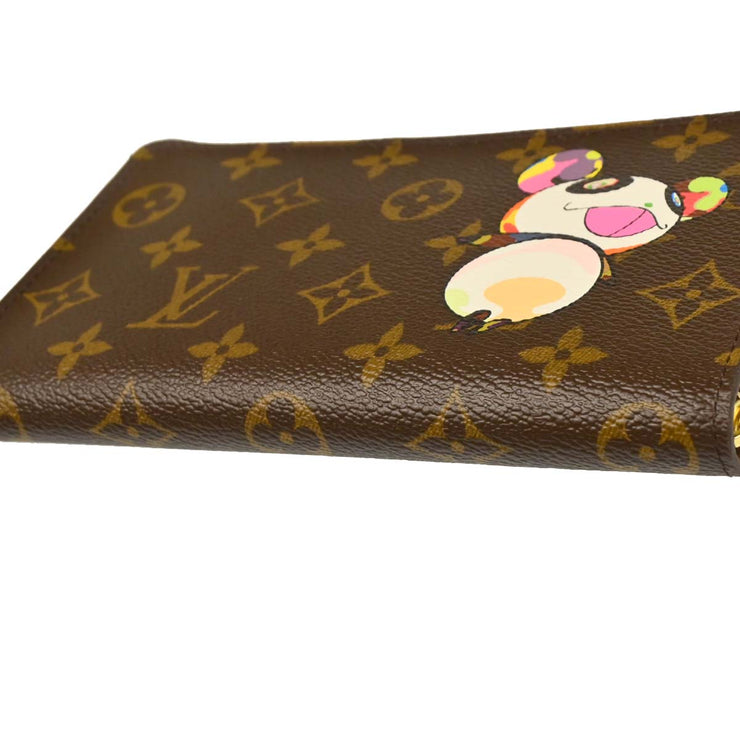 Louis Vuitton 2004 Monogram Panda Porte Monnaie Zip Wallet M61729