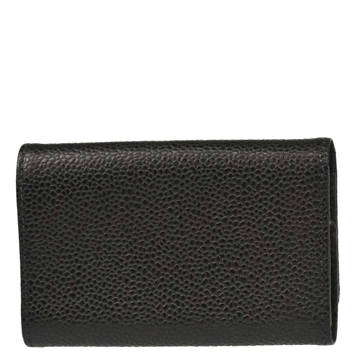 Chanel Six Hook Key Case Black Caviar Small Good