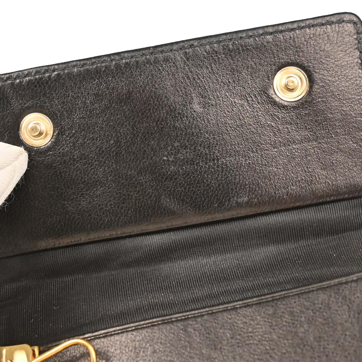 Chanel Six Hook Key Case Black Caviar Small Good