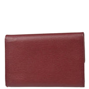Chanel 2001-2003 Bordeaux Calfskin Coin Case Wallet