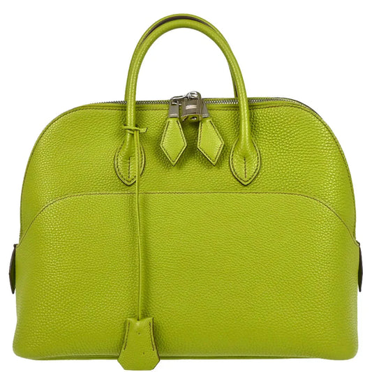 Hermes Anis Green Togo Bolide 1923 Handbag